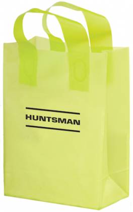 10" x 13" Custom Color Frosted Shopper Bag (1-Color Ink) Questions & Answers