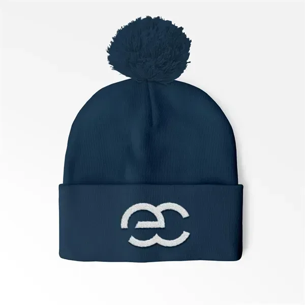 Cuffed Pom Beanie With Direct Embroidery Questions & Answers
