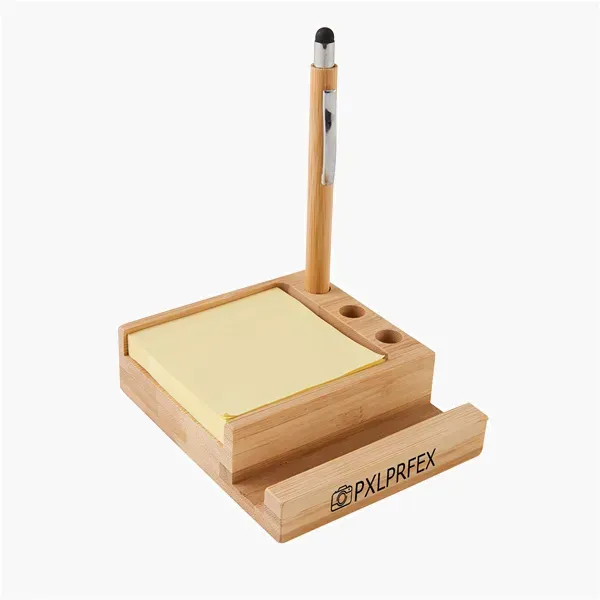Bamboo Desk Organizer with Stylus Pen and Phone Holder Questions & Answers