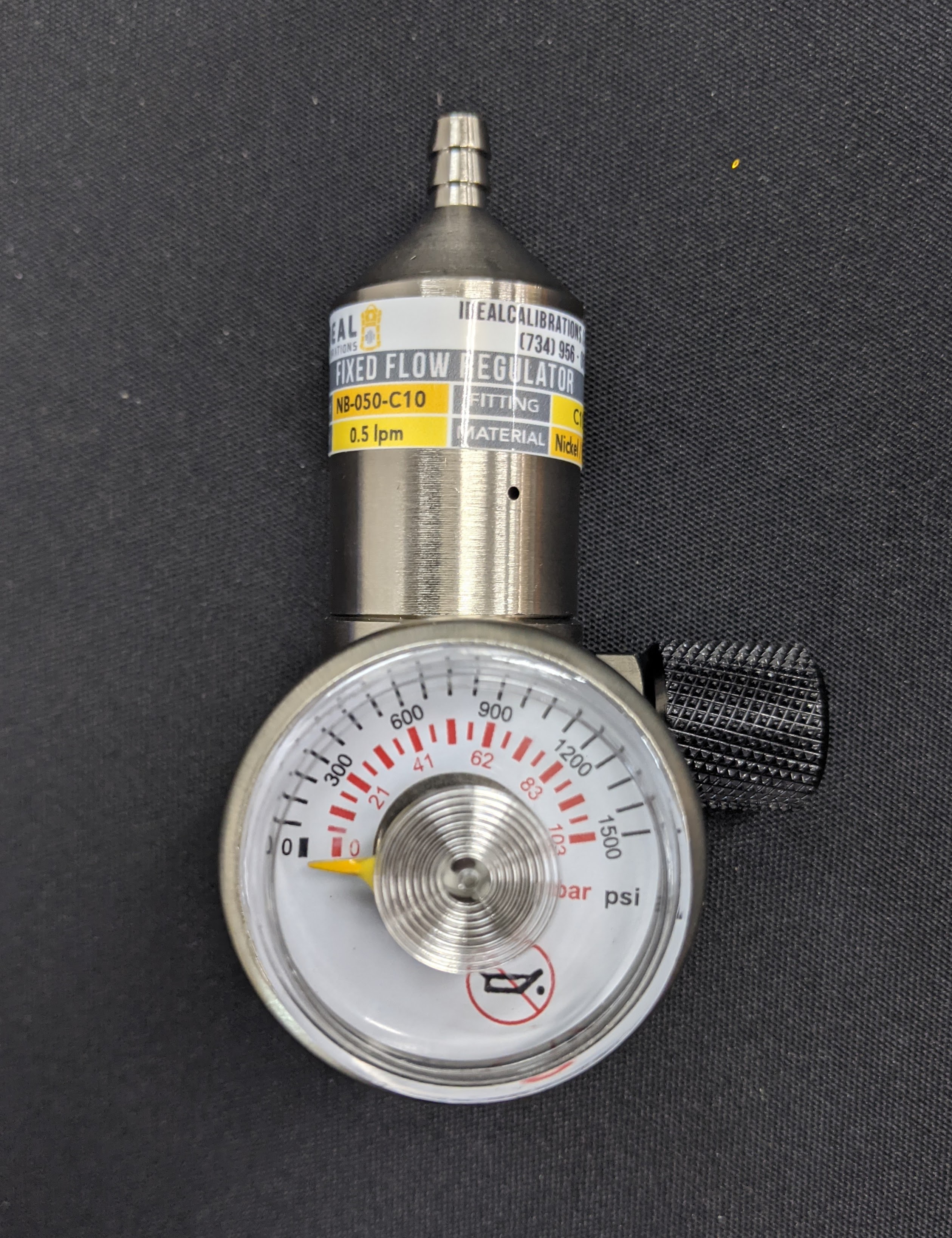 0.5 LPM Fixed Flow C10 Calibration Gas Regulator Questions & Answers